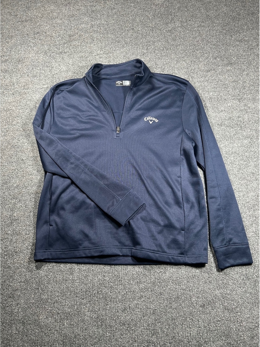 Callaway Navy Blue Half-Zip Pullover Golf Sweatshirt Size M